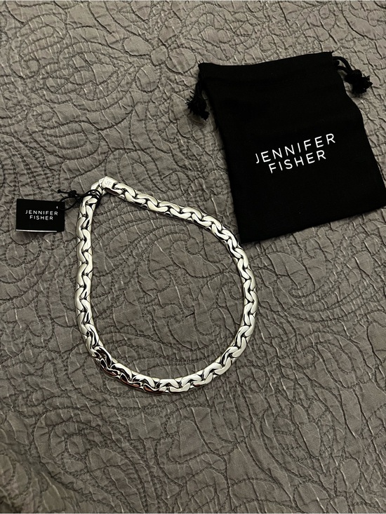 Jennifer Fisher Jewelry - NWT Jennifer Fisher Tribeca Silver Chain Necklace - Bold Link Statement